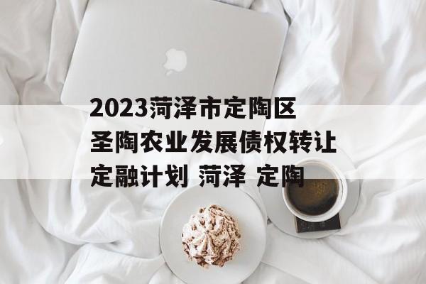 2023菏泽市定陶区圣陶农业发展债权转让定融计划 菏泽 定陶