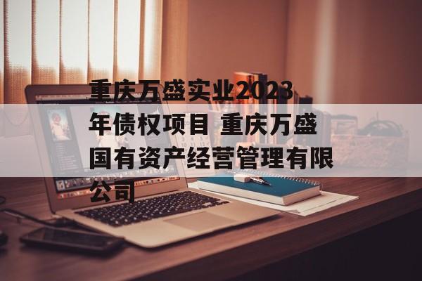 重庆万盛实业2023年债权项目 重庆万盛国有资产经营管理有限公司