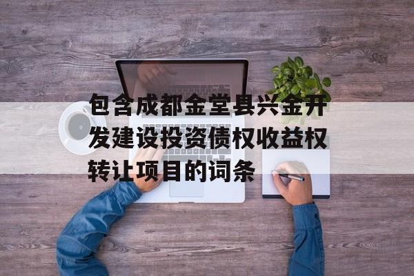 包含成都金堂县兴金开发建设投资债权收益权转让项目的词条