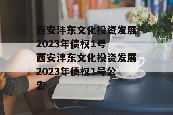 西安沣东文化投资发展2023年债权1号 西安沣东文化投资发展2023年债权1号公告