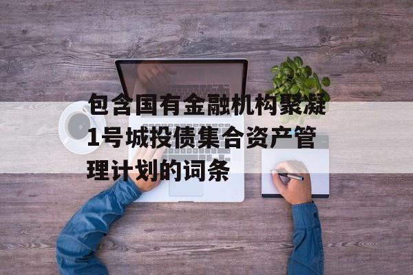 包含国有金融机构聚凝1号城投债集合资产管理计划的词条