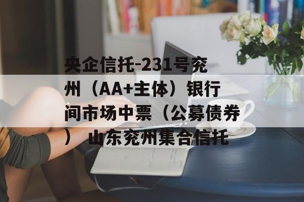 央企信托-231号兖州（AA+主体）银行间市场中票（公募债券） 山东兖州集合信托