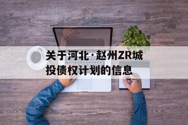 关于河北·赵州ZR城投债权计划的信息